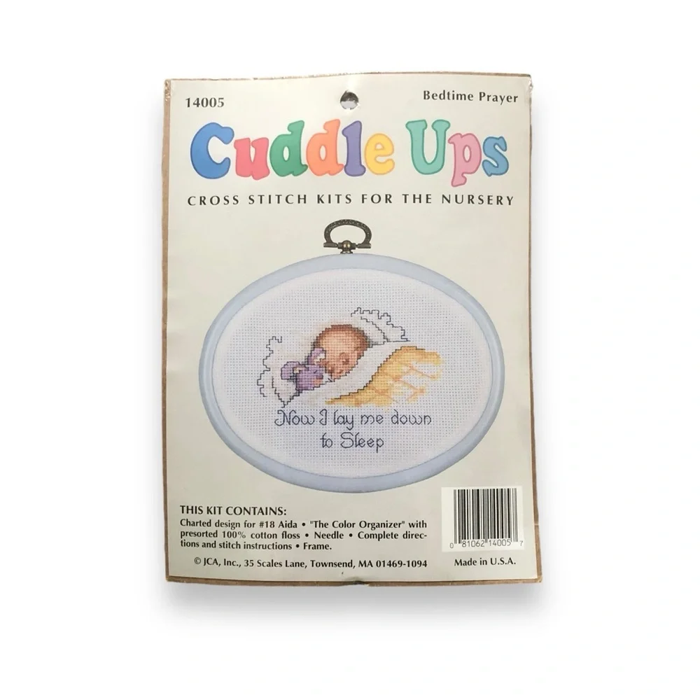 Cuddle Ups Bedtime Prayer Cross Stitch Kit NWT Nursery Baby Craft